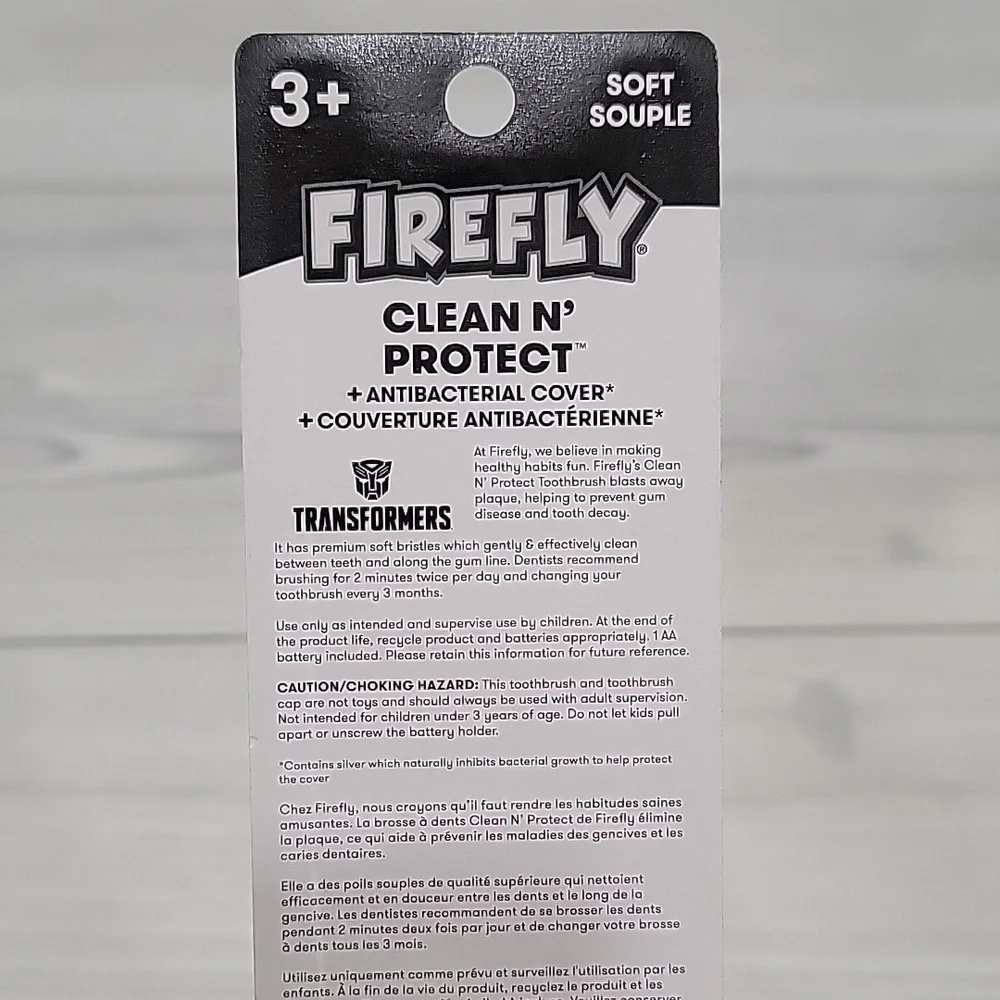 Firefly Clean N' Protect Transformers Toothbrush